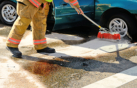 Washer Power cleans chemical spills through its industrial power washer services.